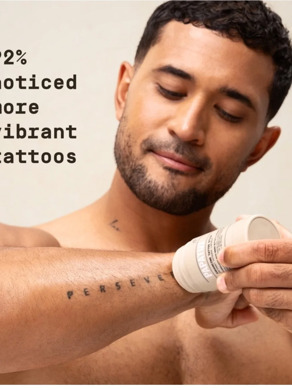Enhancing Tattoo Stick — Fragrance Free (Cream/Brown)
